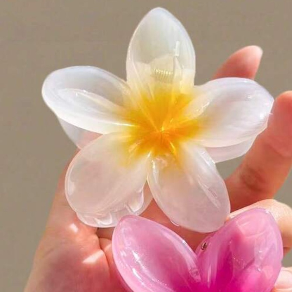 Yellow Flower Hair Clip